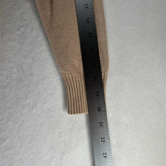 Antonio Pernas Cardigan Womens Size S Duster Button Front Long Sleeve Beige - Picture 11 of 11